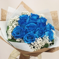 12 Blues Roses